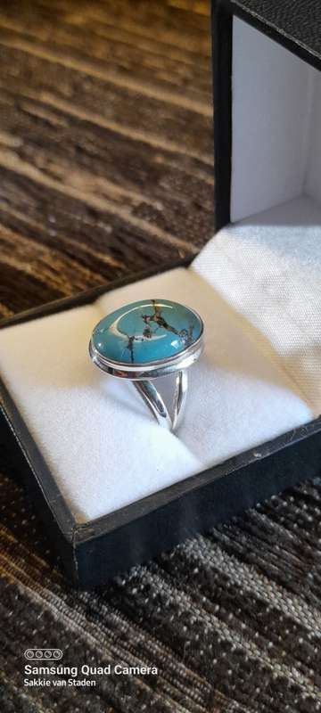 Sterling Silver ladies ring Size O No Box!