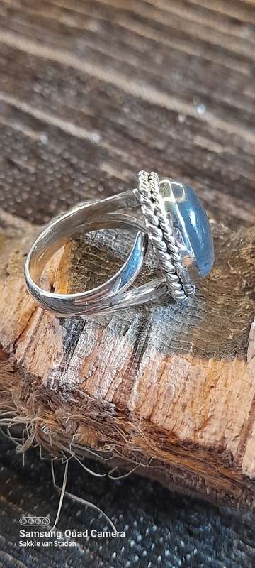 Sterling Silver ladies ring Size O.5 No Box!