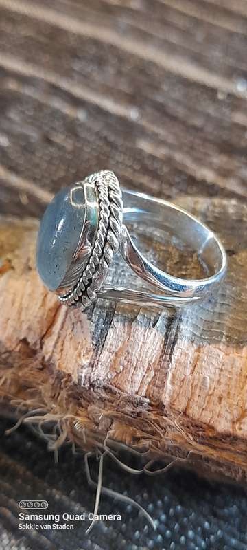 Sterling Silver ladies ring Size O.5 No Box!
