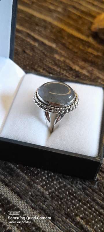 Sterling Silver ladies ring Size O.5 No Box!