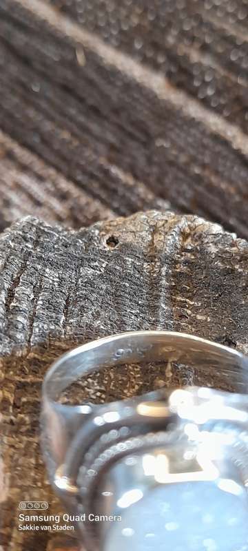 Sterling Silver ladies ring Size N.5 No Box!