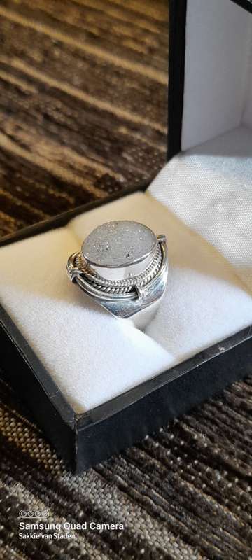 Sterling Silver ladies ring Size N.5 No Box!