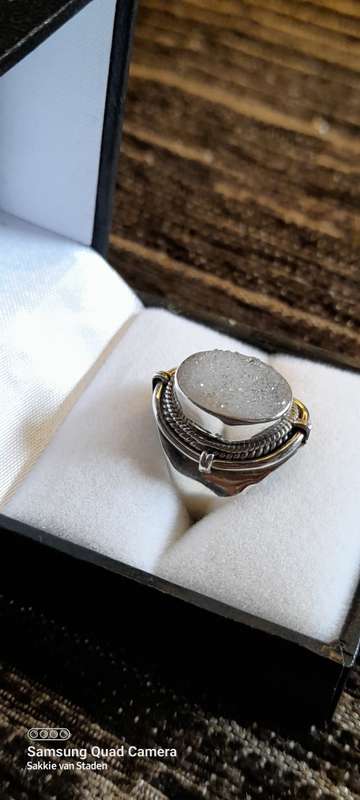 Sterling Silver ladies ring Size N.5 No Box!