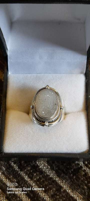 Sterling Silver ladies ring Size N.5 No Box!