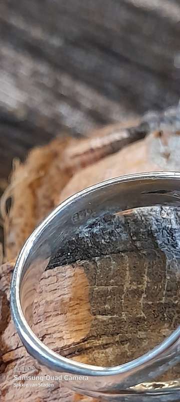 Sterling Silver ladies ring Size N.5 No Box!
