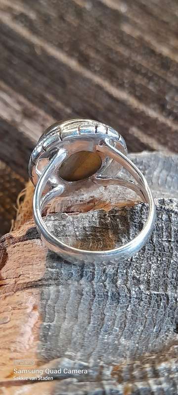 Sterling Silver ladies ring Size N.5 No Box!