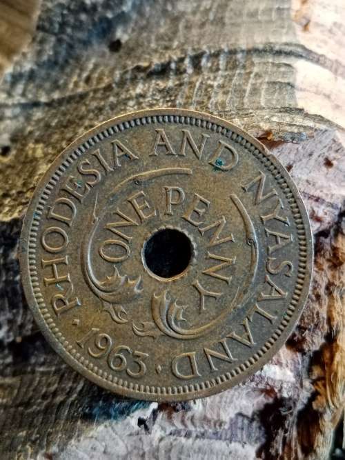 Rhodesia and Nyasaland One penny 1963