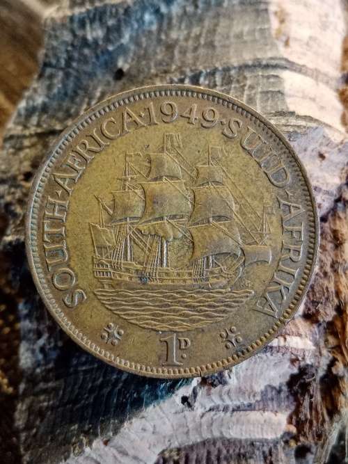 South Africa 1949 One penny