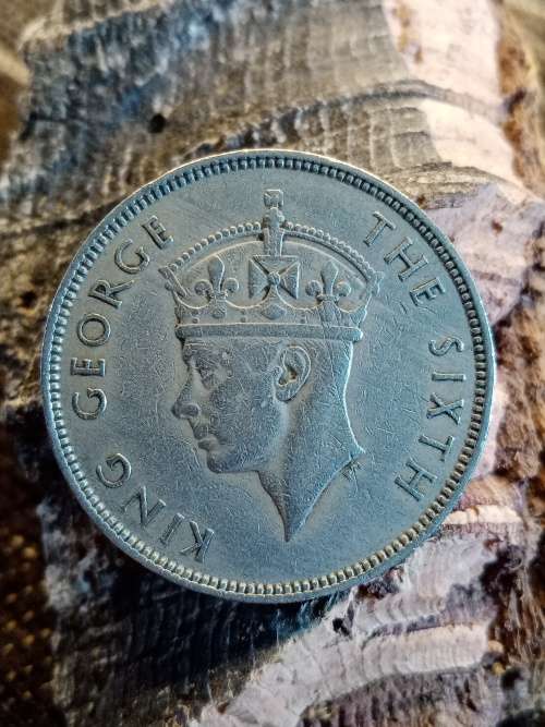 Maritius 1950 one rupee
