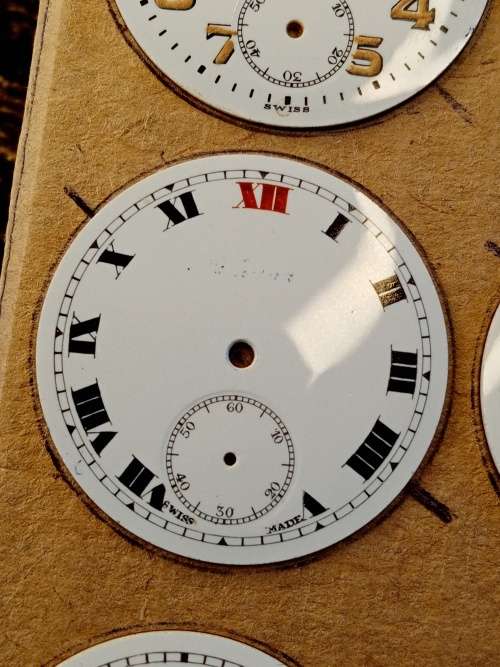 New old stock pocket watch/trench watch dials 29mm