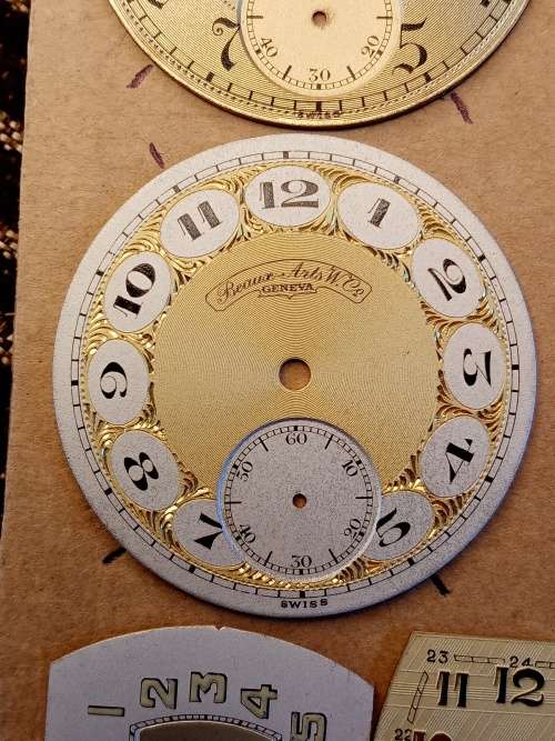 New old stock pocket watch/trench watch dials 38mm