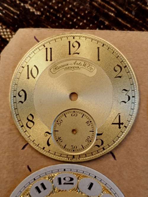 New old stock pocket watch/trench watch dials 38mm
