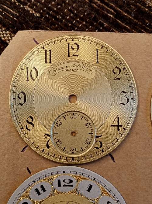 New old stock pocket watch/trench watch dials 38mm