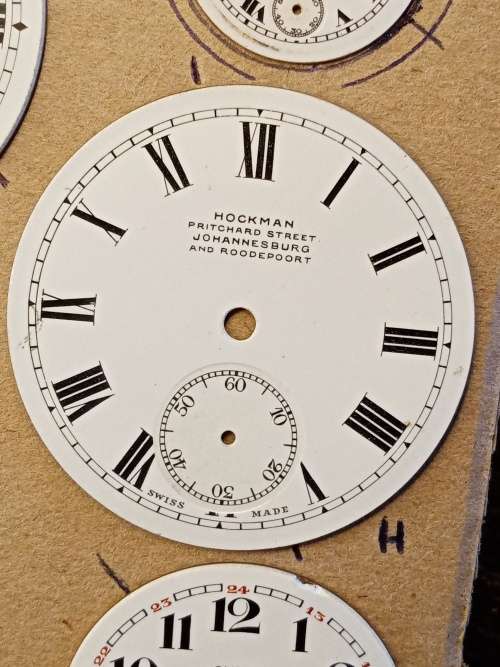 New old stock pocket watch/trench watch dials 43mm