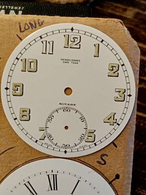 New old stock pocket watch/trench watch dials 43mm