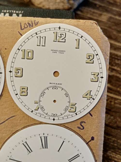 New old stock pocket watch/trench watch dials 43mm