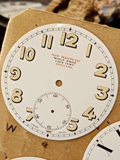 New old stock pocket watch/trench watch dials 42mm
