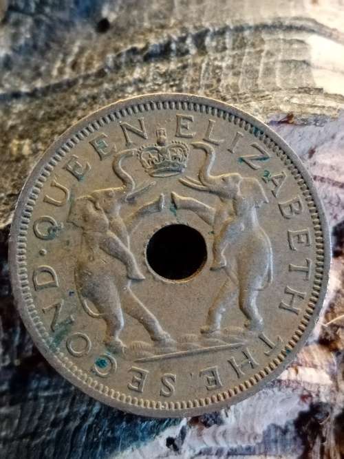 Rhodesia and Nyasaland one penny 1962