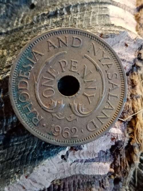Rhodesia and Nyasaland one penny 1962