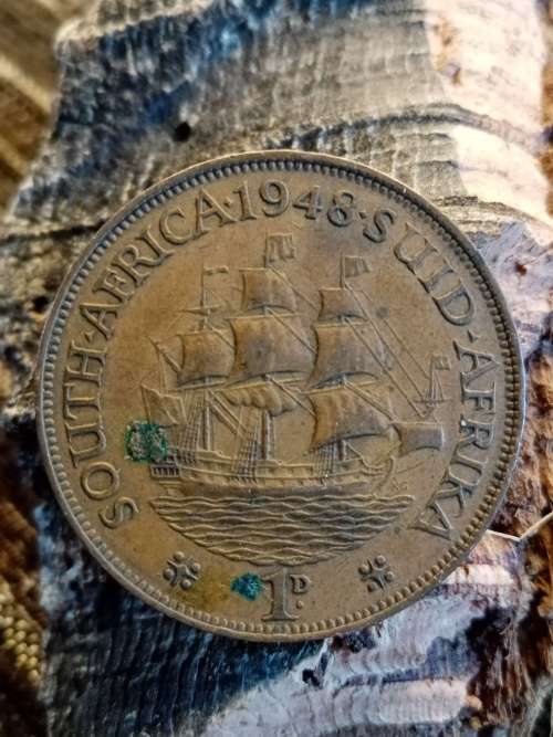 South Africa 1 penny 1948