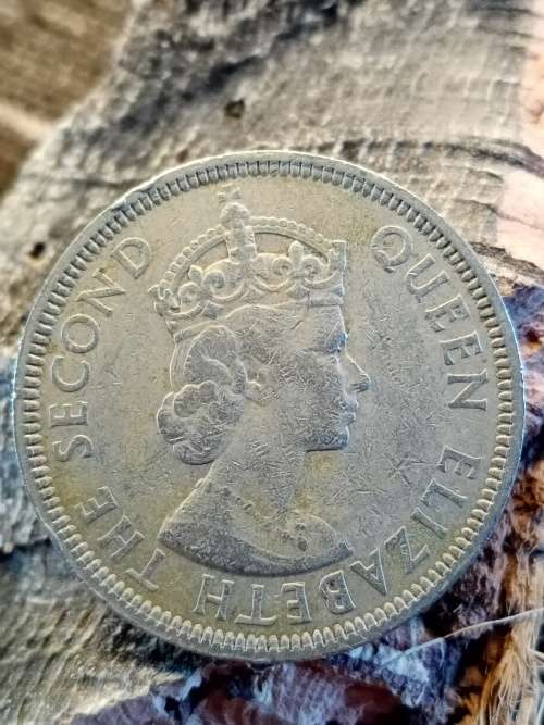 Maritius one rupee 1971