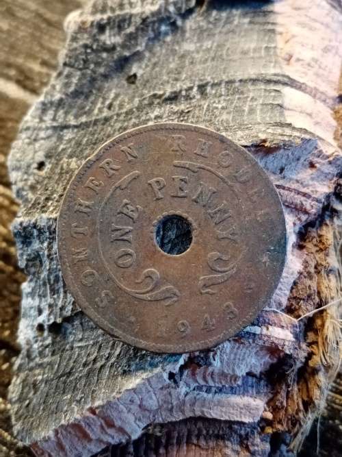 Southern Rhodesia One penny 1943