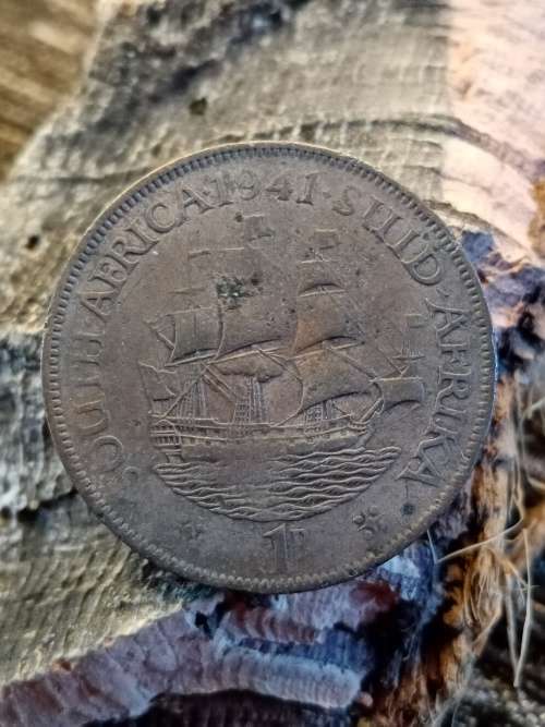 South Africa 1 penny 1941