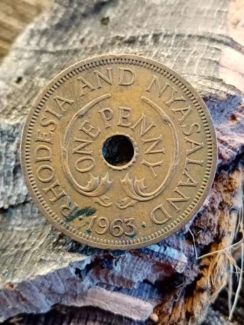 Rhodesia and Nyasaland one penny 1963