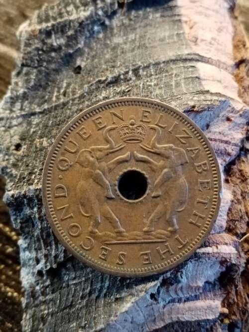 Rhodesia and Nyasaland one penny 1963