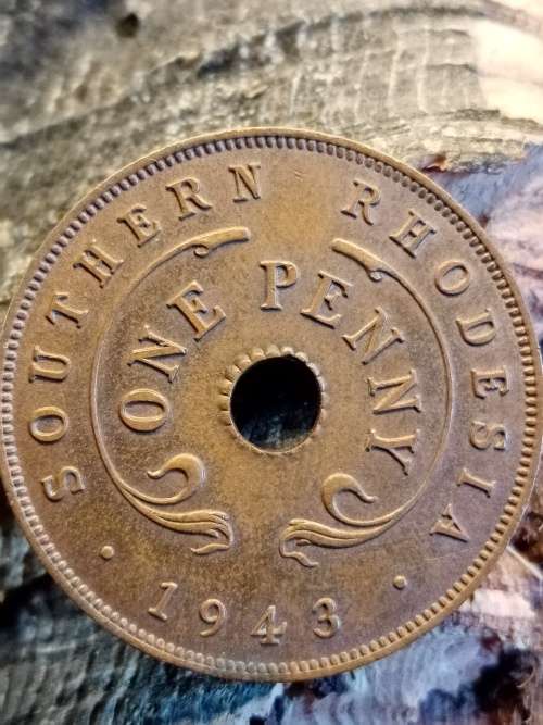 Southern Rhodesia One penny 1943