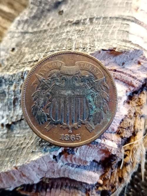 2 cents 1865 United States of America