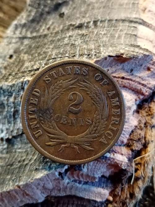 2 cents 1865 United States of America