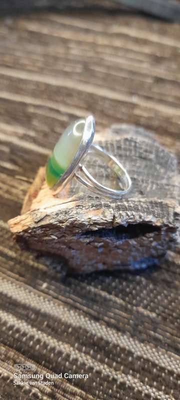 Sterling Silver ladies ring Size M.5 NO BOX!