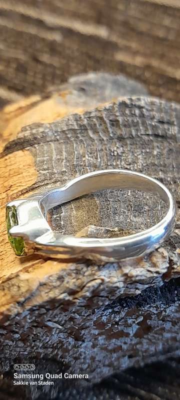 Sterling silver ladies ring Size L.5