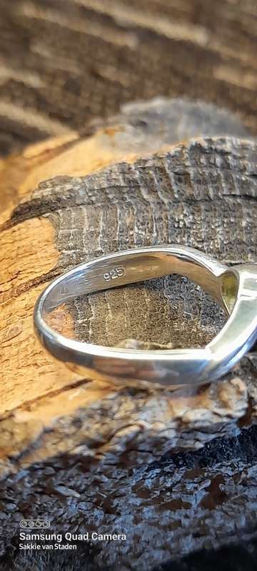 Sterling silver ladies ring Size L.5