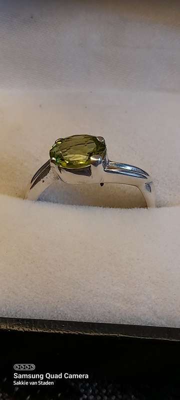 Sterling silver ladies ring Size L.5
