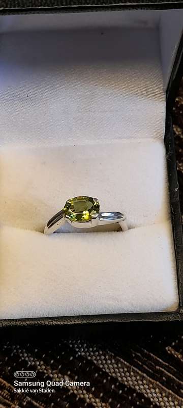 Sterling silver ladies ring Size L.5