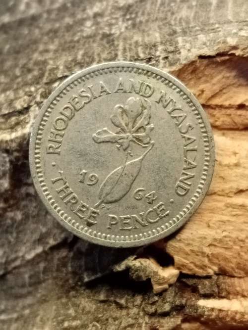 Rhodesia and Nyasaland 1964 Threepence