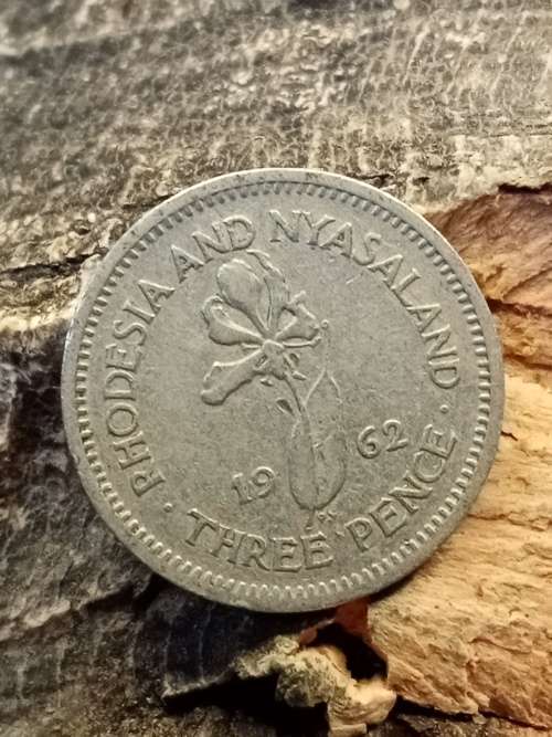 Rhodesia and Nyasaland 1962 Threepence