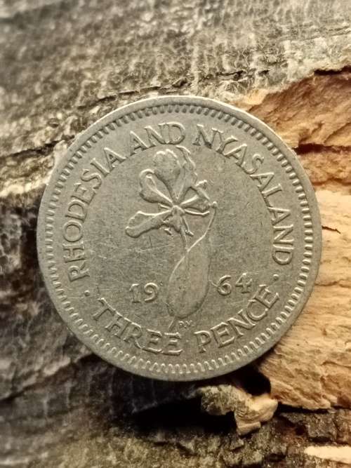 Rhodesia and Nyasaland 1964 Threepence