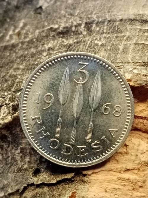 Rhodesia Threepence 1968