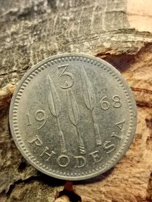 Rhodesia 1968 Threepence