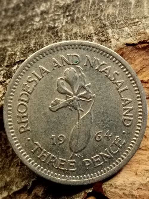 Rhodesia and Nyasaland 1964 Threepence