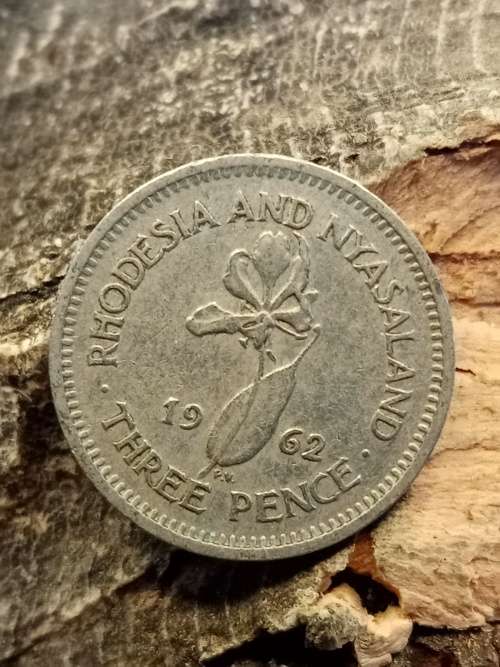 Rhodesia and Nyasaland 1962 Threepence