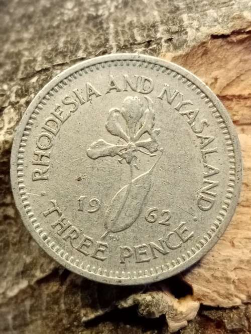 Rhodesia and Nyasaland 1964 Threepence