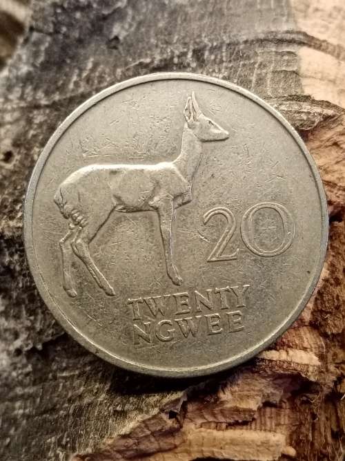 Zambia 1968 Twenty Ngwee