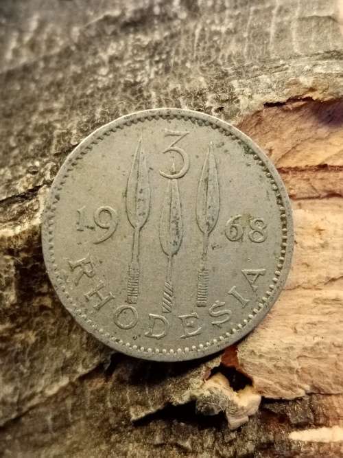 Rhodesia 1968 Threepence