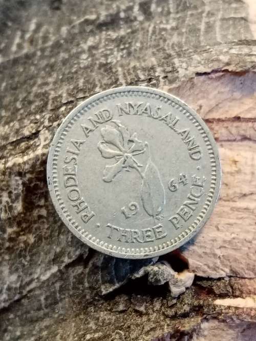 Rhodesia and Nyasaland 1964 Threepence