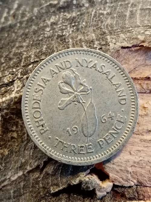 Rhodesia and Nyasaland 1964 Threepence