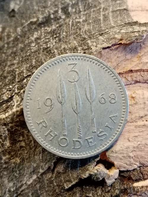 Rhodesia 1968 Threepence